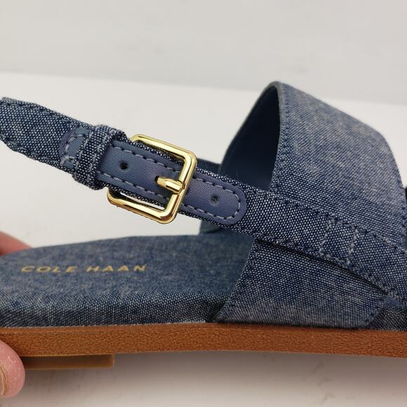 *AMPUTEE RIGHT SANDAL ONLY* Cole Haan Flynn Womens Size 5 B Blue Sandal W25747 - Picture 5 of 6